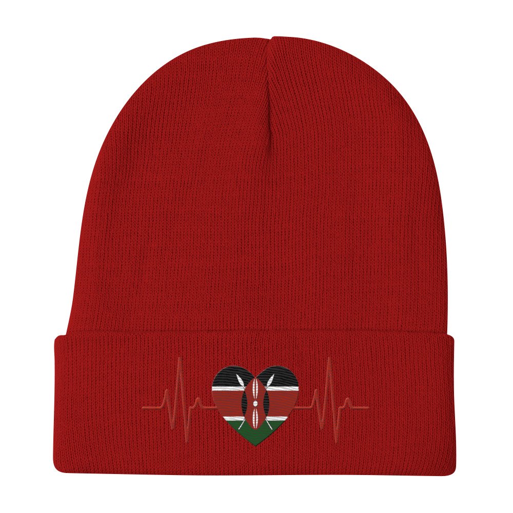Kenyan Heart Beat Beanie - Image 7