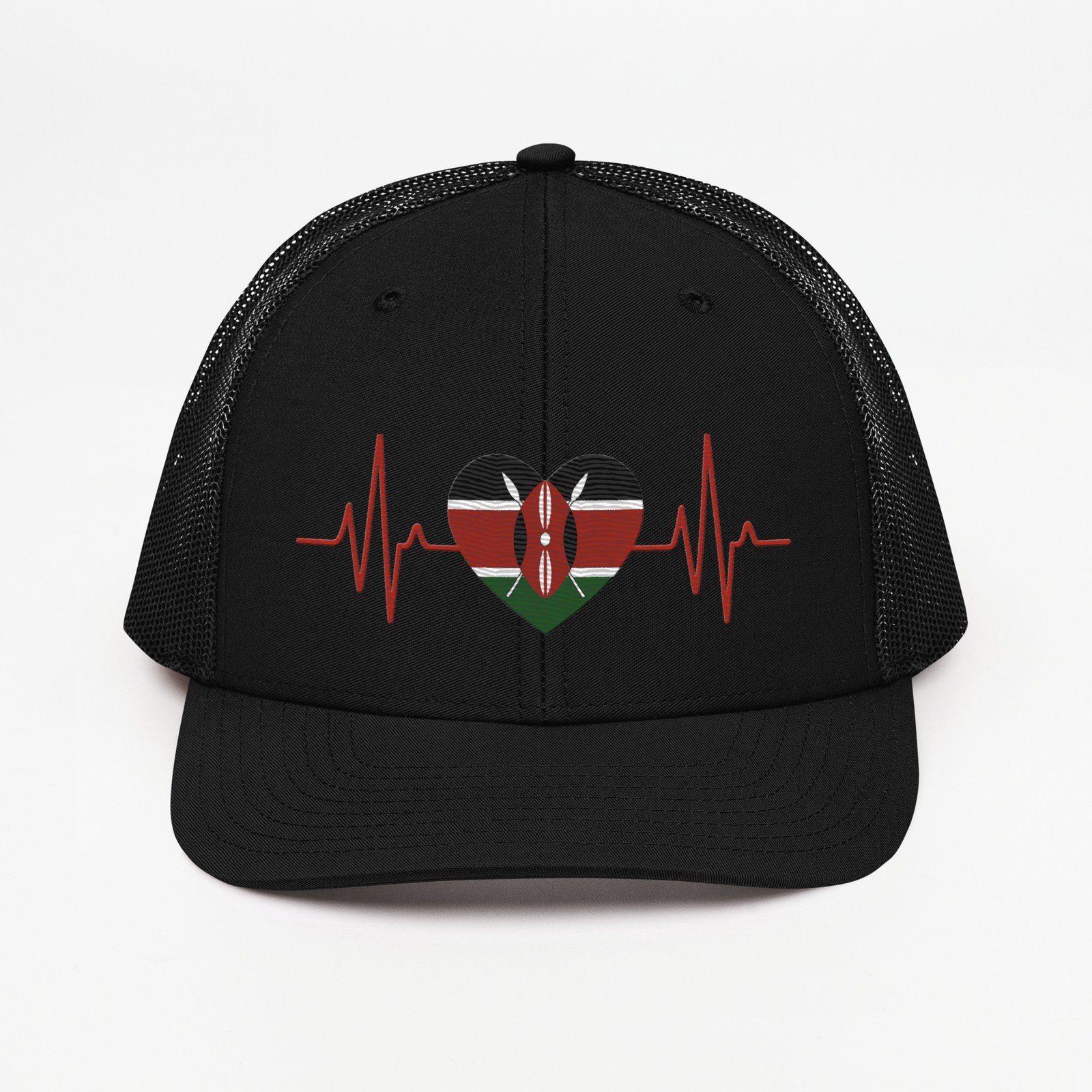 Kenyan Heart Beat Trucker Cap - Image 7