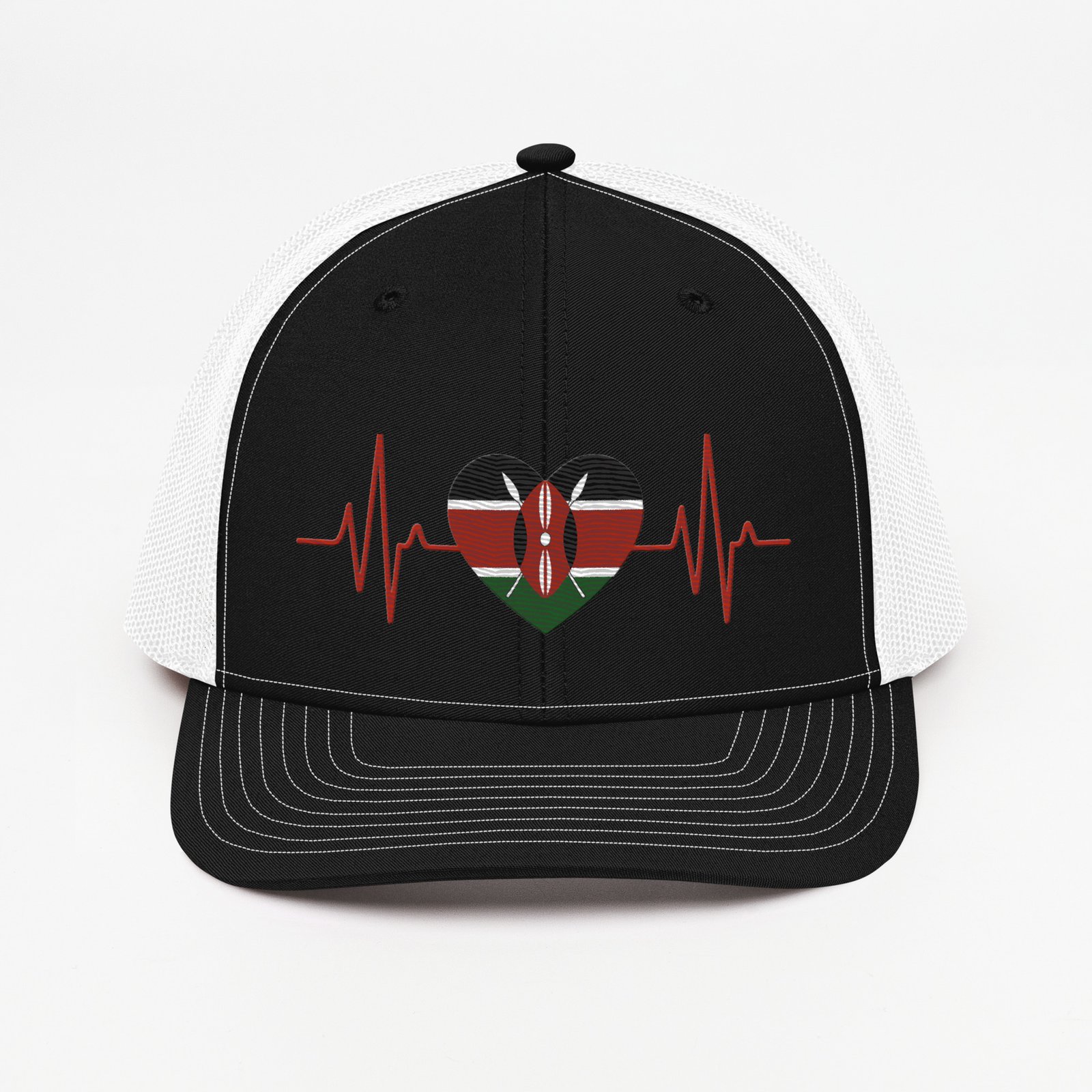 Kenyan Heart Beat Trucker Cap - Image 6