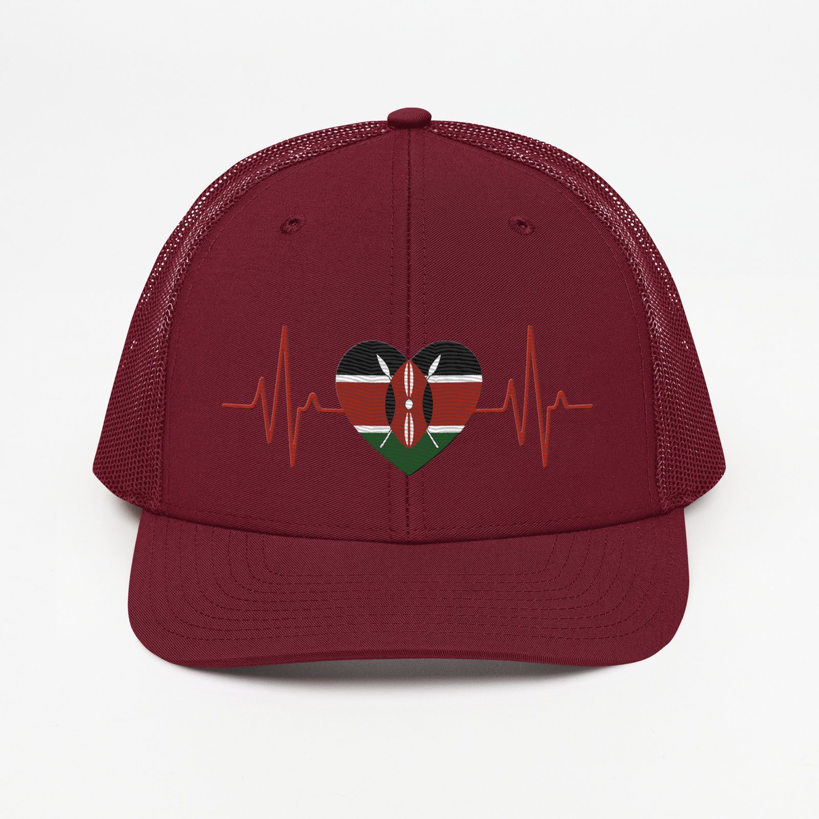 Kenyan Heart Beat Trucker Cap - Image 5