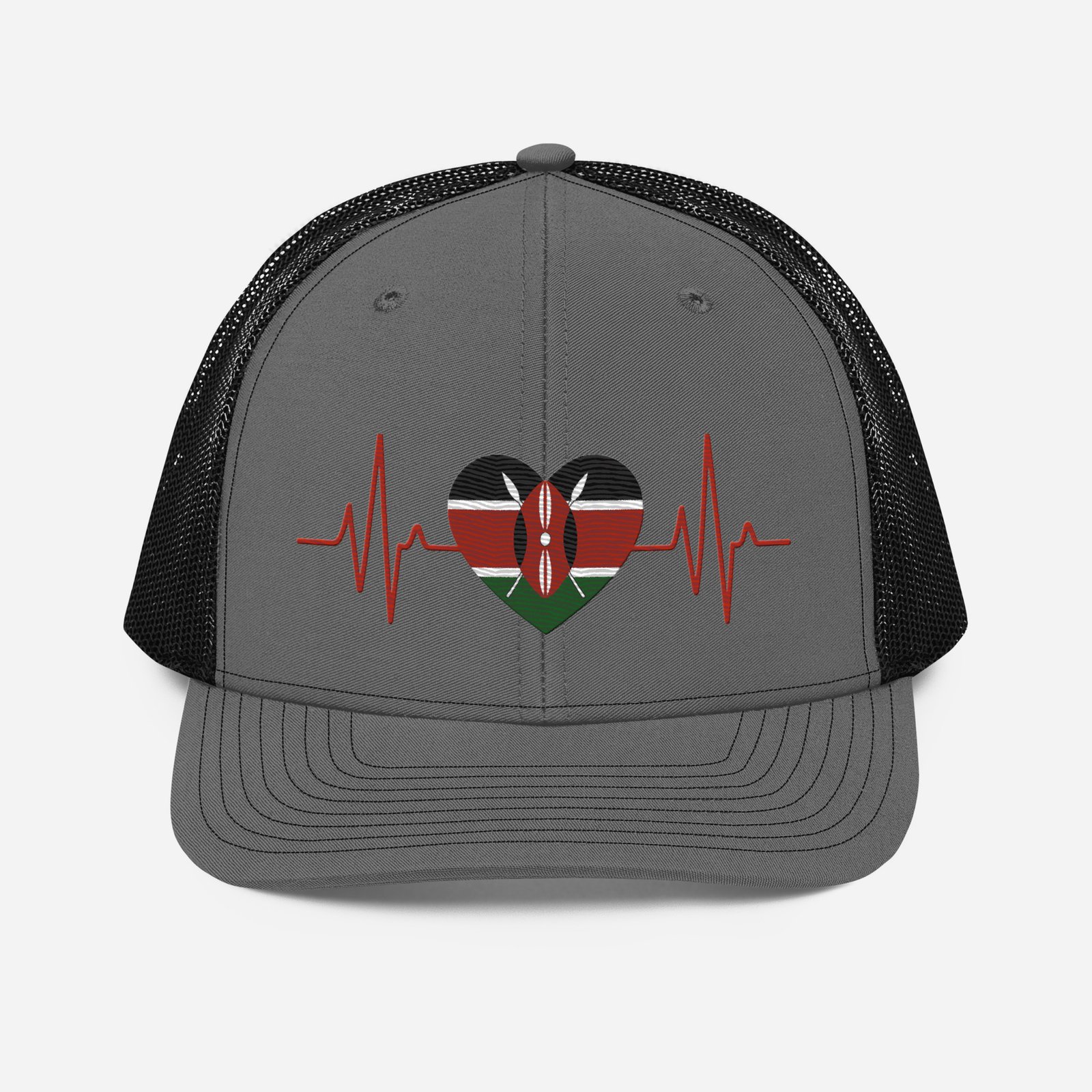 Kenyan Heart Beat Trucker Cap - Image 4