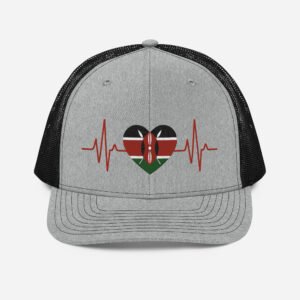 Kenyan Heart Beat Trucker Cap