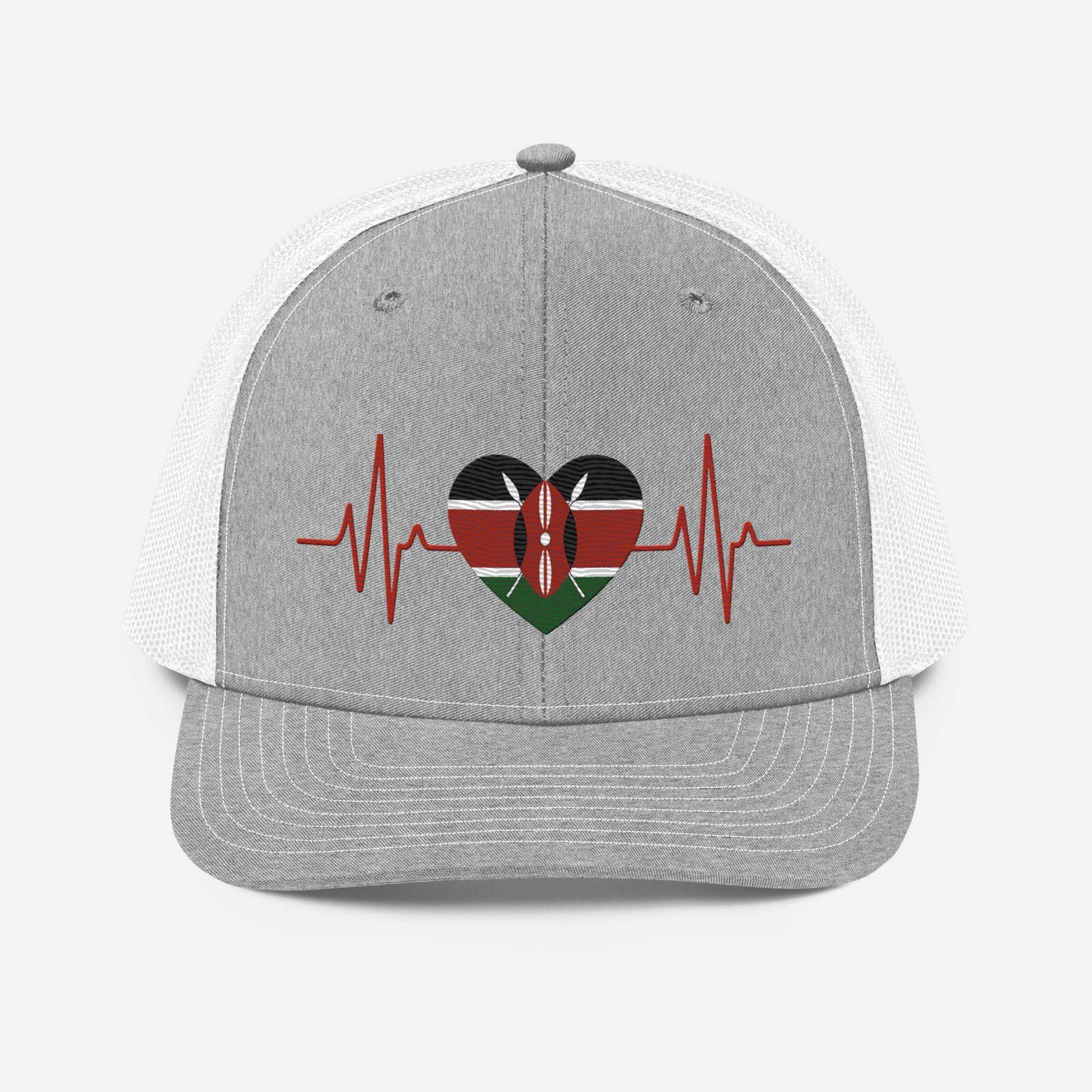 Kenyan Heart Beat Trucker Cap - Image 2