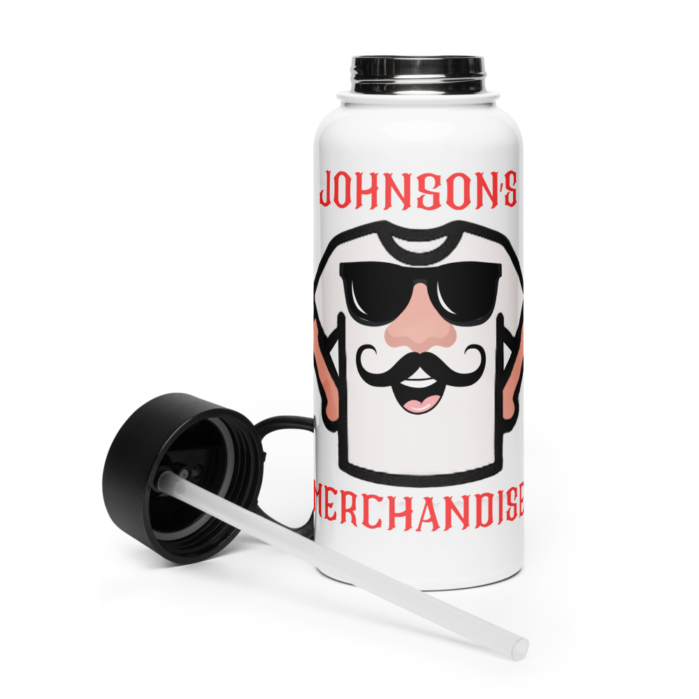 Johnson's Merchandise water Bottle (White)